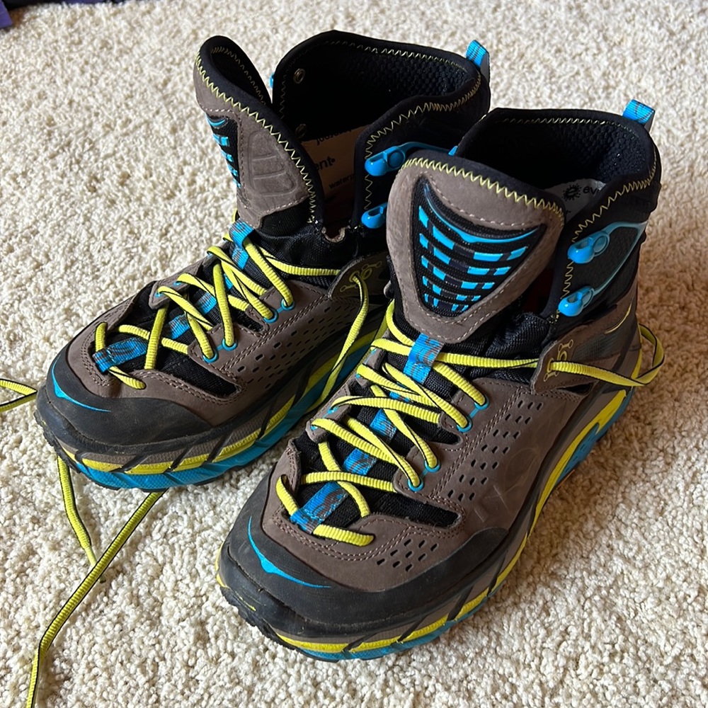 Hoka One One Tor Ultra Hi Waterproof Hiking Trail Boots Event Size 7